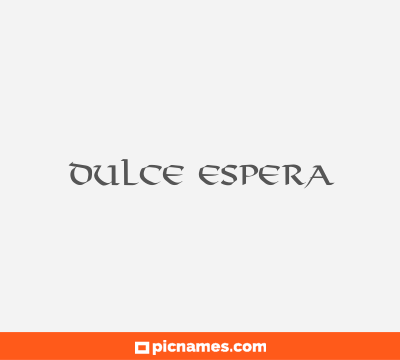 Dulce Espera